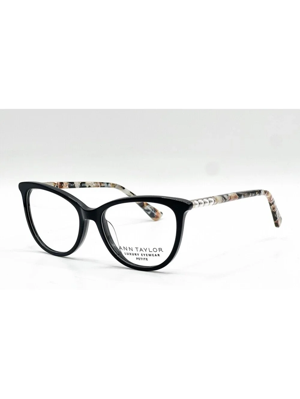 Ann Taylor Atp027 C01 Black Authentic Eyeglasses 49-15-135
